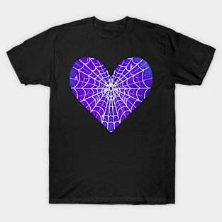 Spider Web Heart V28 T-Shirt